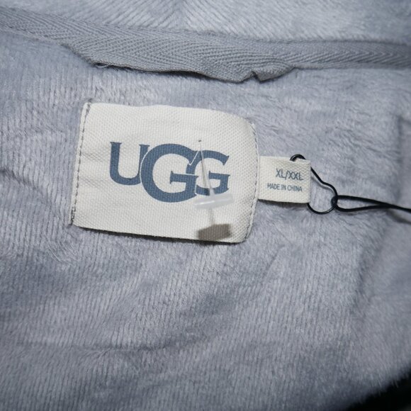 Ugg Men's Luxury Robe Pockets Grey Men's Size XL/XXL Heavyweight Thermal Warm - Picture 3 of 13